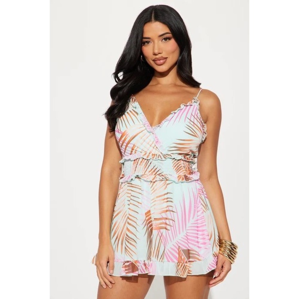 Fashion Nova Raquel Ruffle Romper